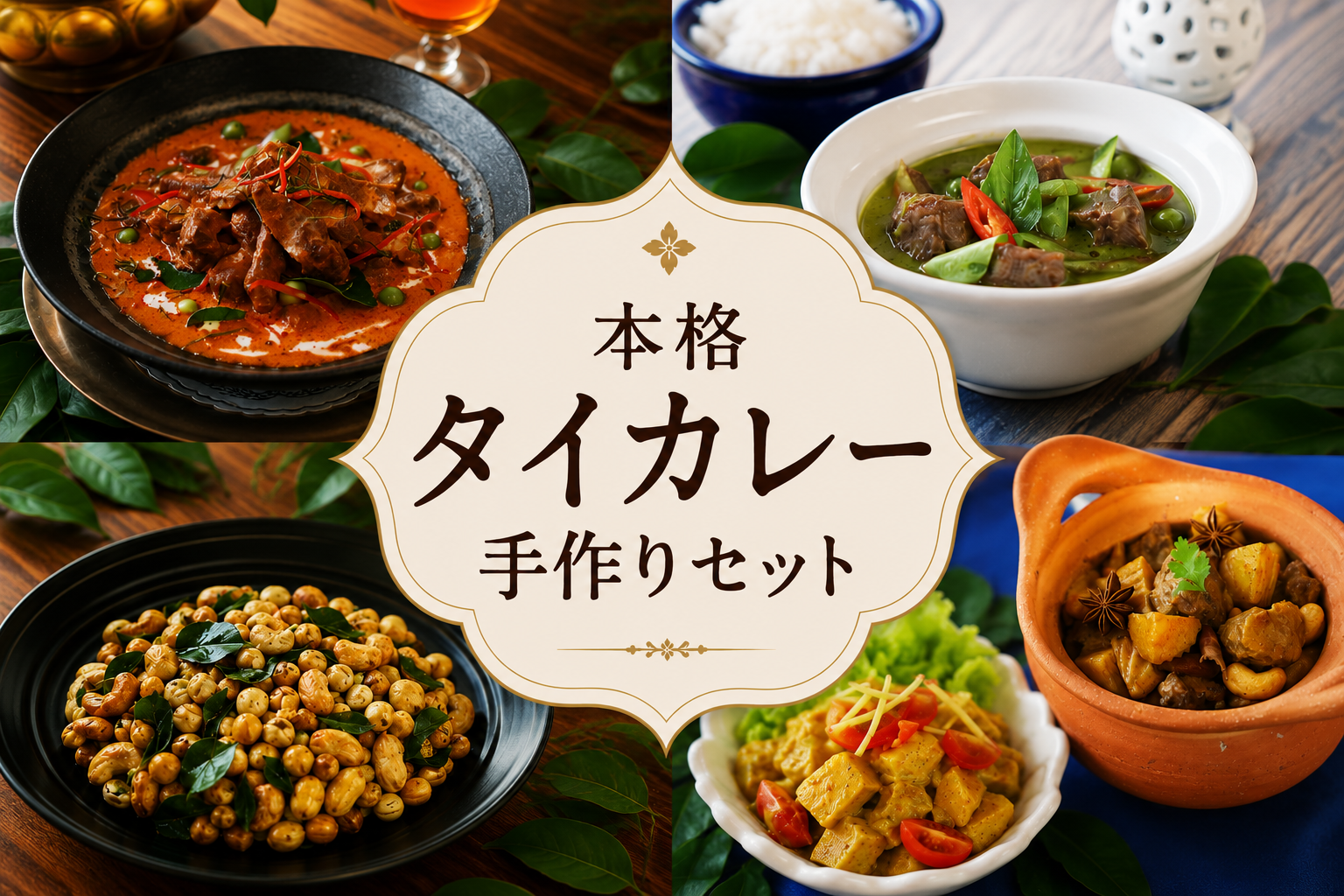 本場のタイカレーを手作りで楽しむ本格セット