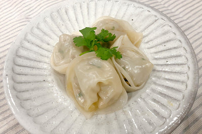 グリーンカレーのスパイシー蒸し餃子