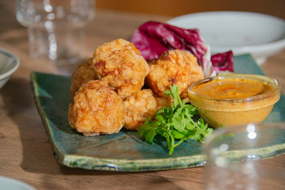 イエローカレーでスパイシーチキンフライ