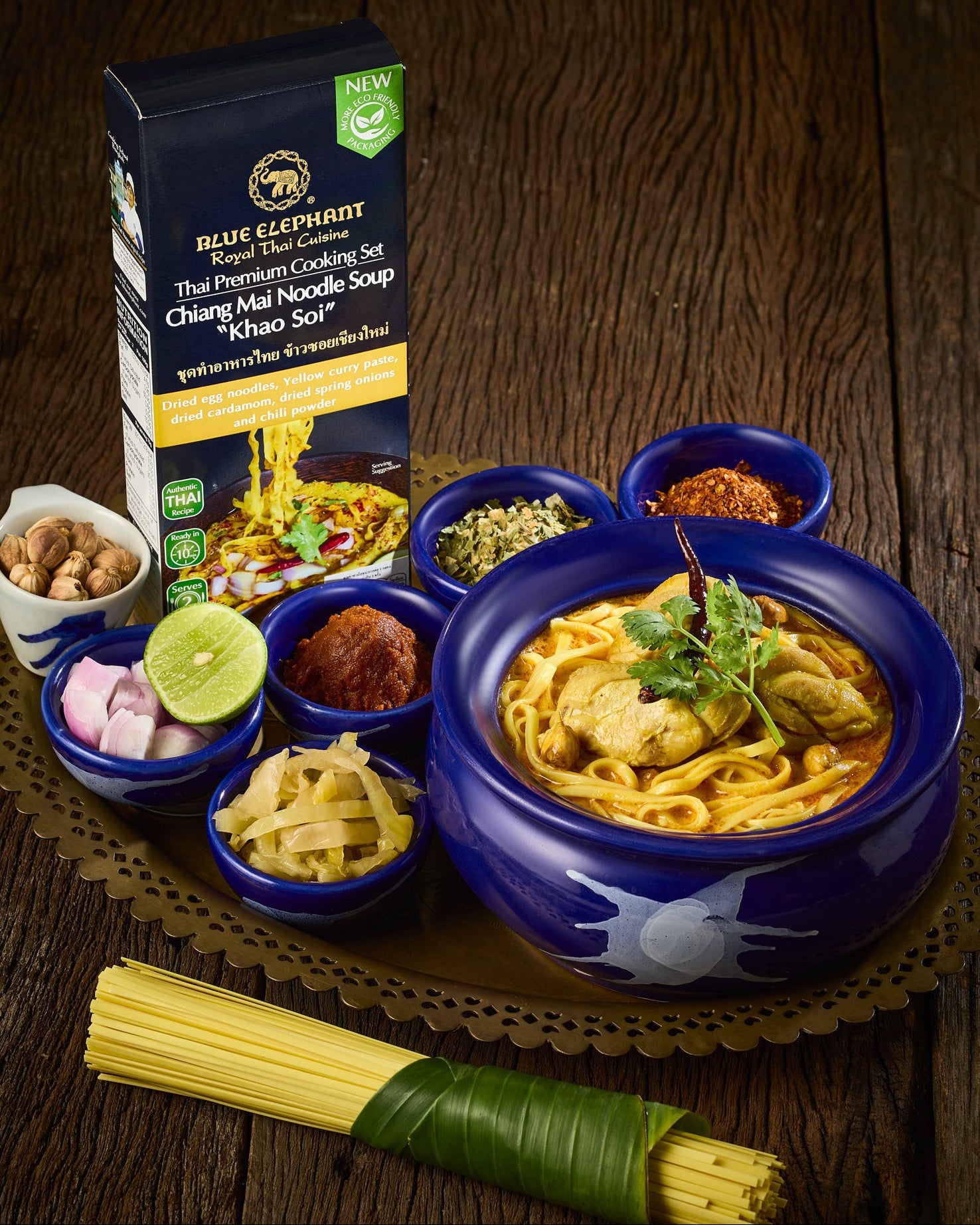 自宅で本場のカオソーイを作れるクッキングセット