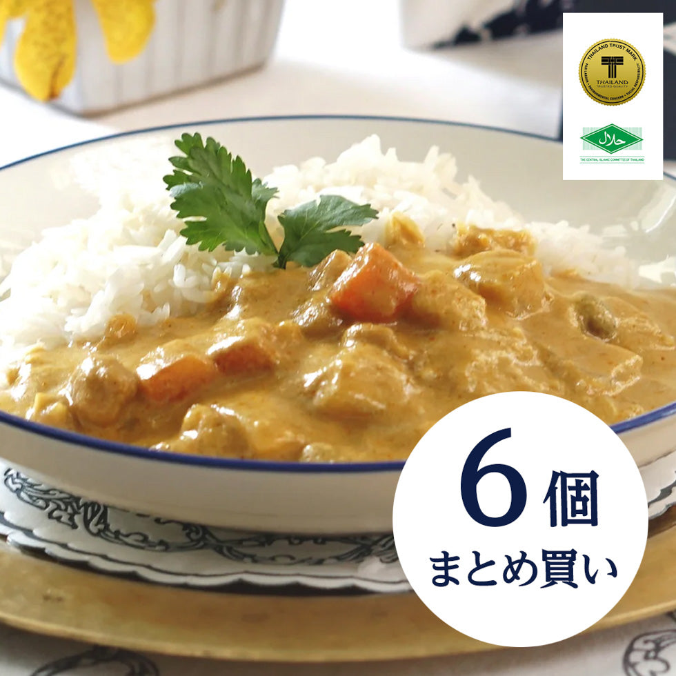 【6個セット】マスターシェフ・ヌーロウのイエローカレー 180g（1人前）