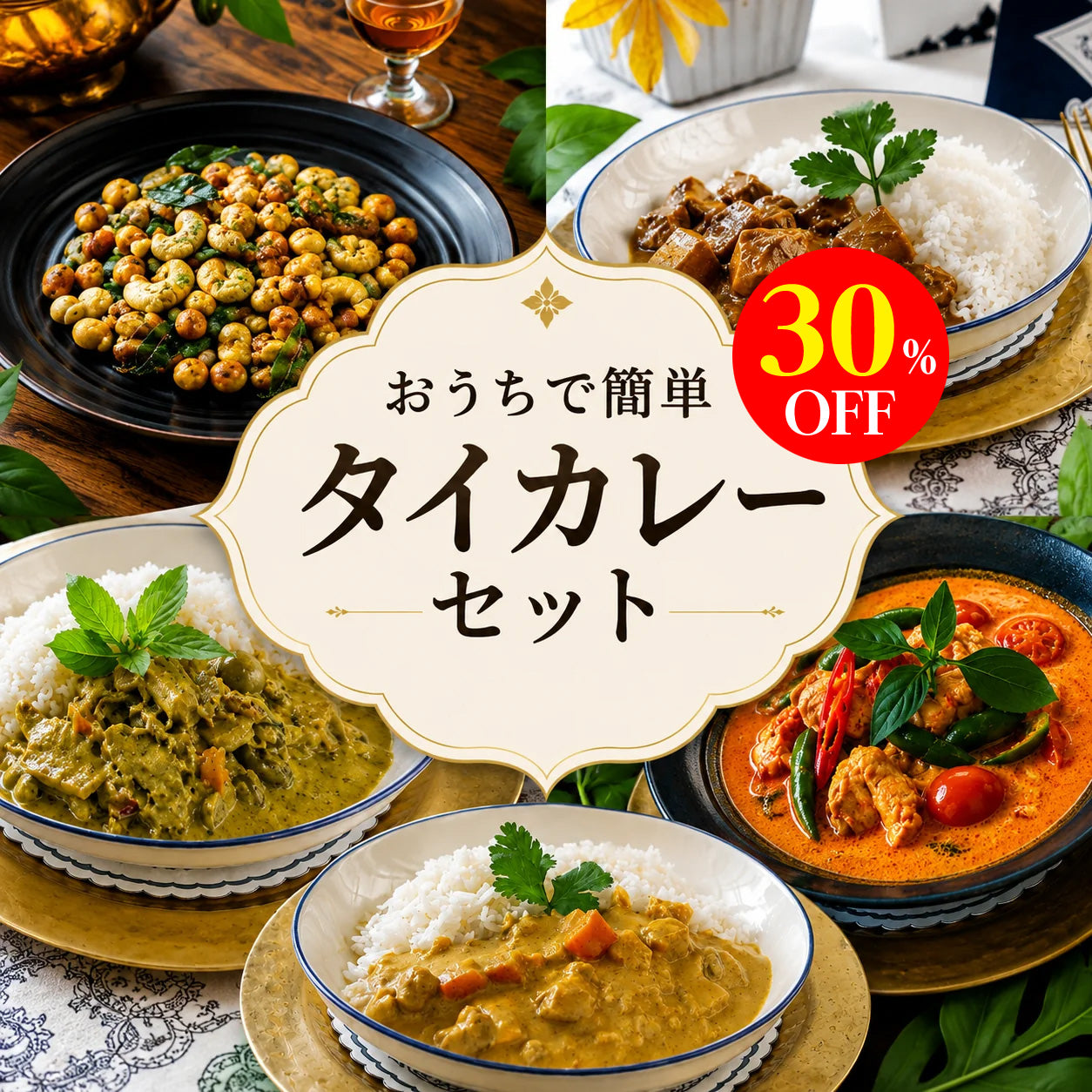 おうちで簡単タイカレーセット
